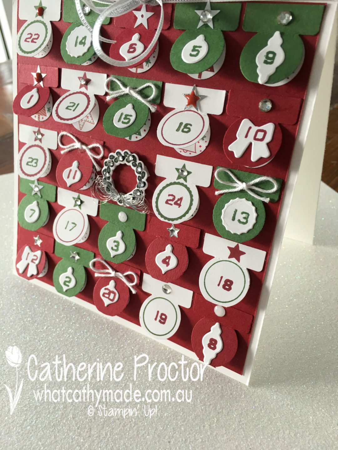"Tabs for Everything Advent Calendar" Card What Cathy Made
