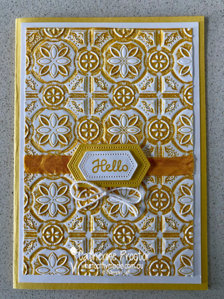 Embossing Folder Technique 