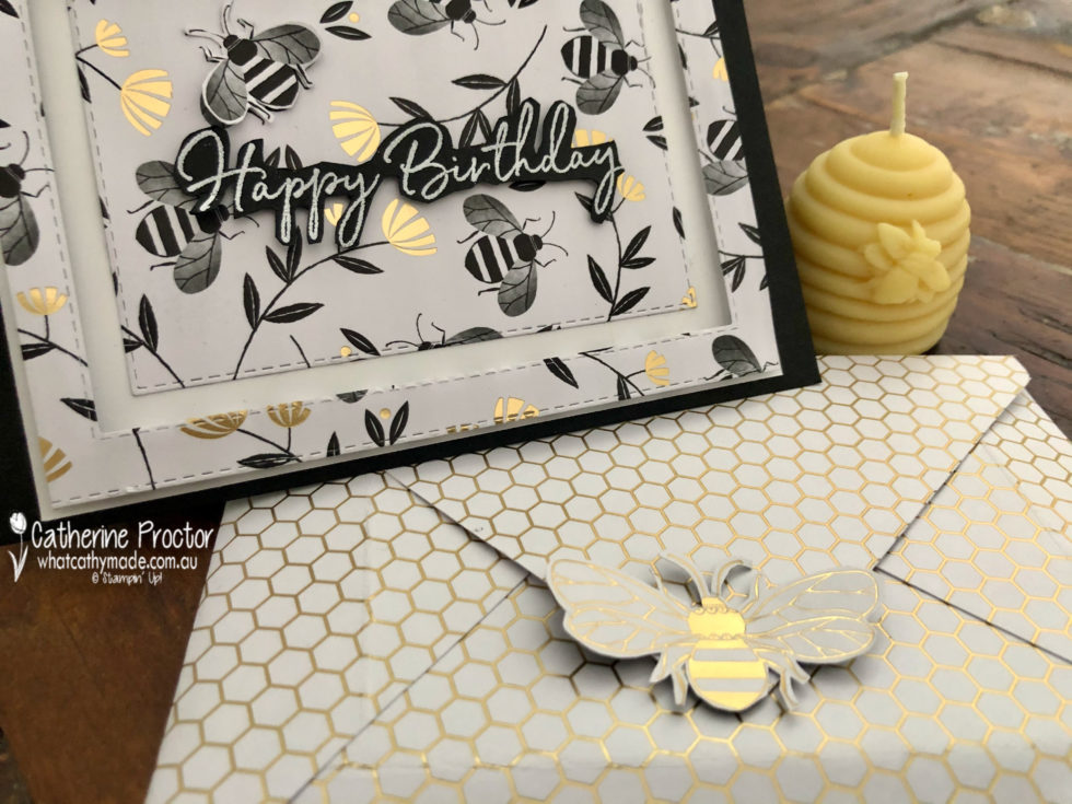 Happy Birthday Card using the Golden Honey Specialty Designer Series ...