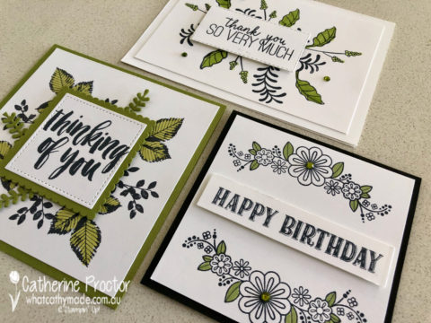 Art With Heart Creative Showcase: Monochromatic Cards - What Cathy Made