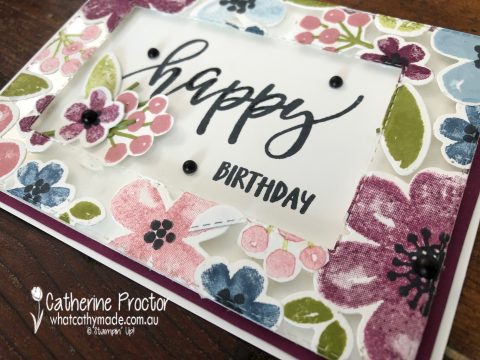 Stampin' Up! Rich Razzleberry- Week 41 AWH Colour Creations Showcase ...