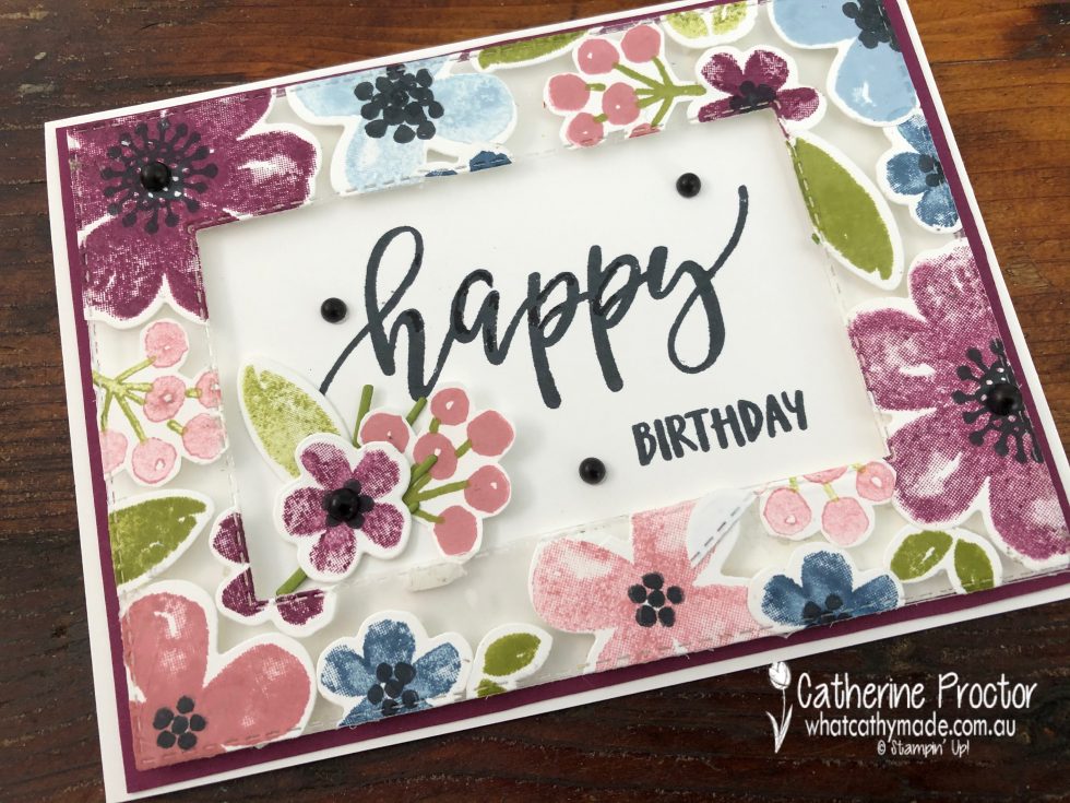 Stampin' Up! Rich Razzleberry- Week 41 AWH Colour Creations Showcase ...