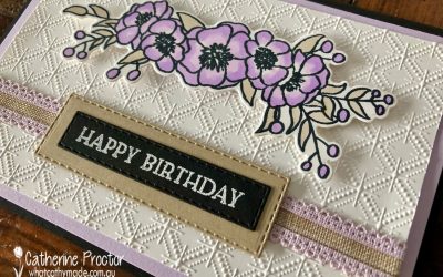Stampin’ Up! Purple Posy – Week 39 AWH Colour Creations Showcase