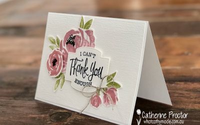 Stampin’ Up! Rococo Rose – Week 42 AWH Colour Creations Showcase