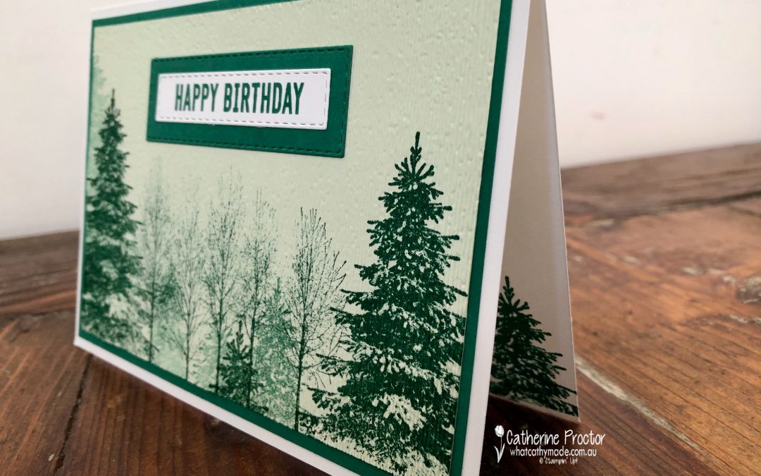 Stampin’ Up! Shaded Spruce – Week 46 AWH Colour Creations Showcase