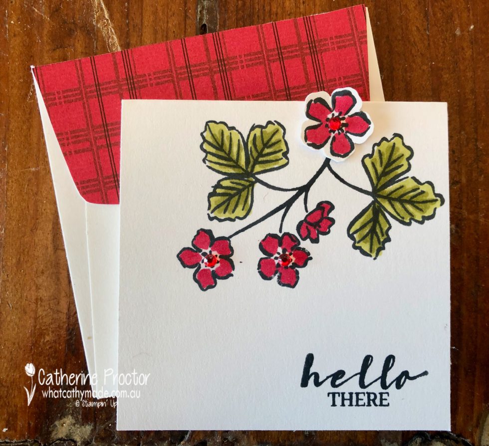 Stampin' Up! Cherry Cobbler - Week 10 AWH Colour Creations Blog Hop ...