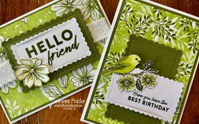 Stampin’ Up! Mossy Meadow – Week 30 AWH Colour Creations Blog Hop