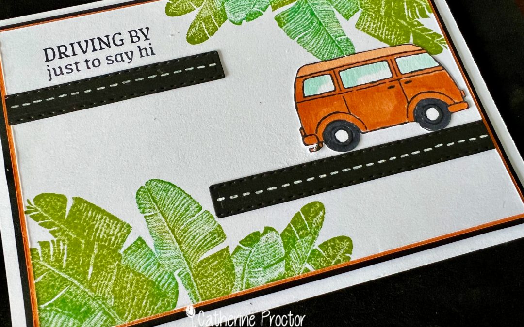 Pumpkin Pie Driving By & Island Vibe card – AWH Colour Creations