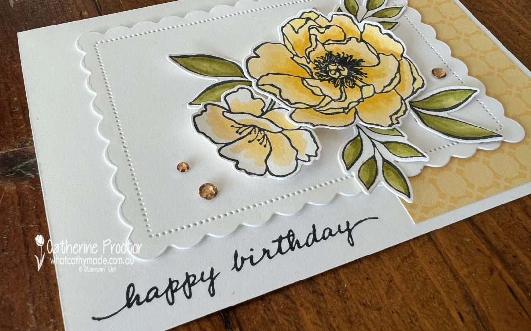 So Saffron Happiness Abounds Card – AWH Colour Creations