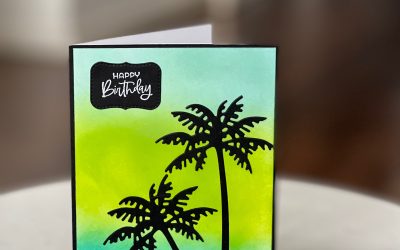 Parakeet Party Paradise Palms card – Week 2 AWH Colour Creations
