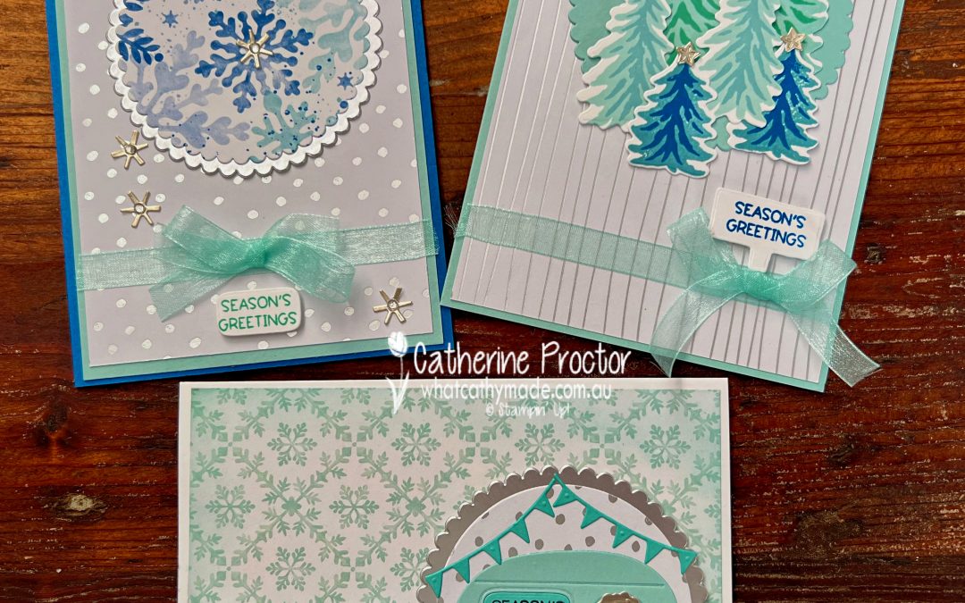 Stampin’ Up! Christmas Cards– AWH Heart of Christmas