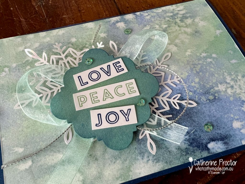 Stampin' Up! Christmas Cards– AWH Heart of Christmas - What Cathy Made