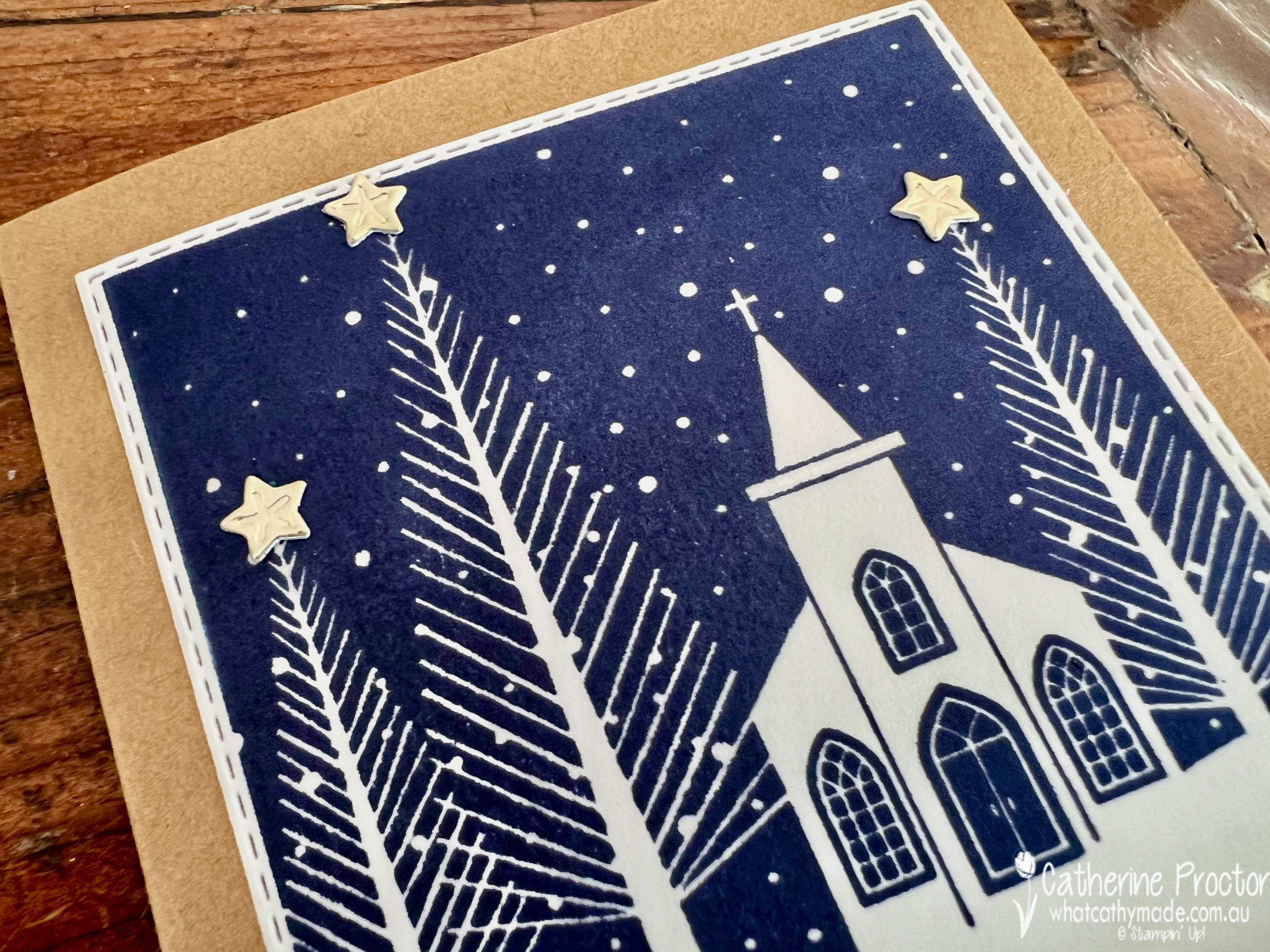 Stampin' Up! O Holy Night Box Fold Christmas Card – Inky Bee Stampers