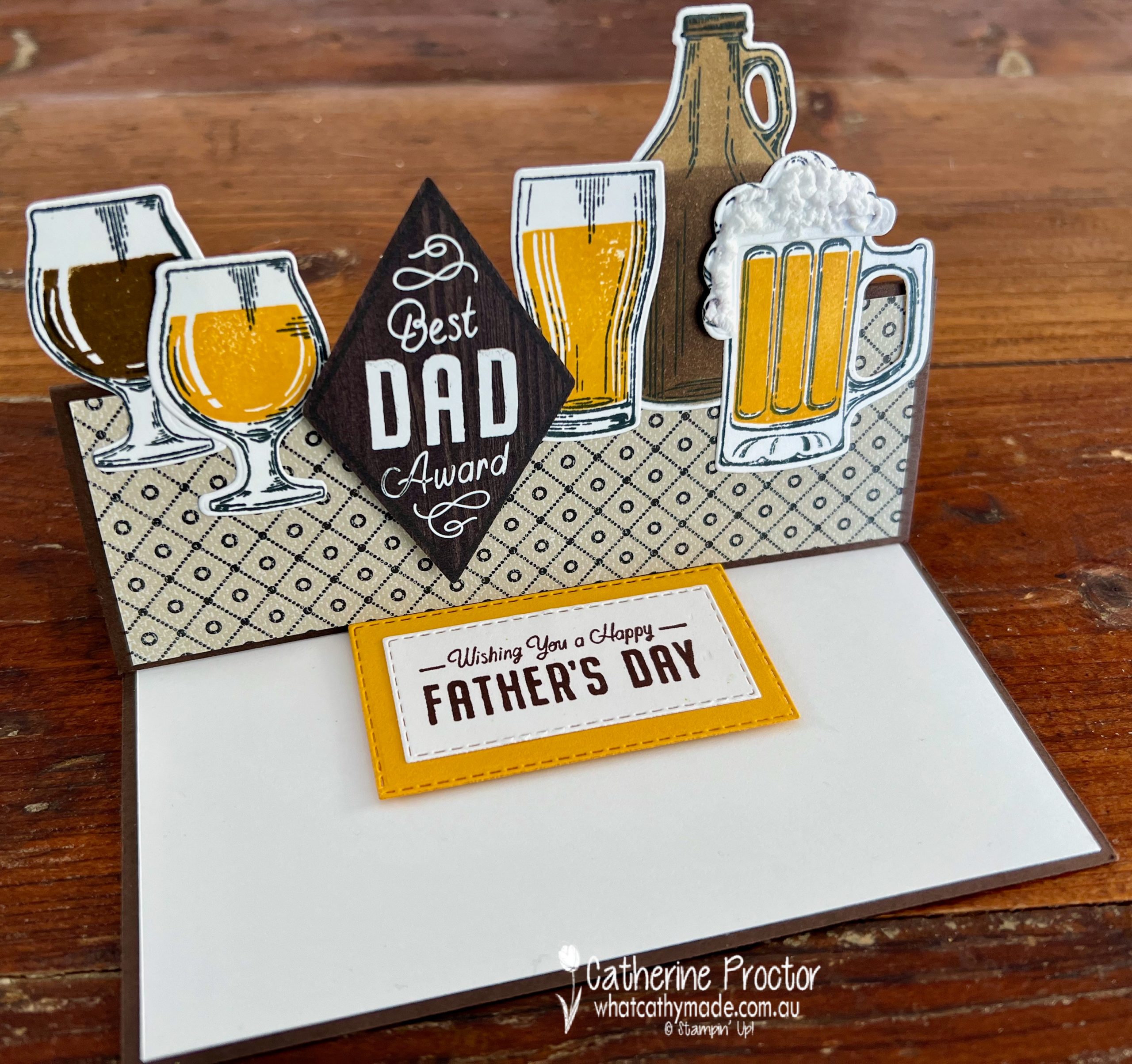 Stampin' Up! Hats Off Father's Day Card 