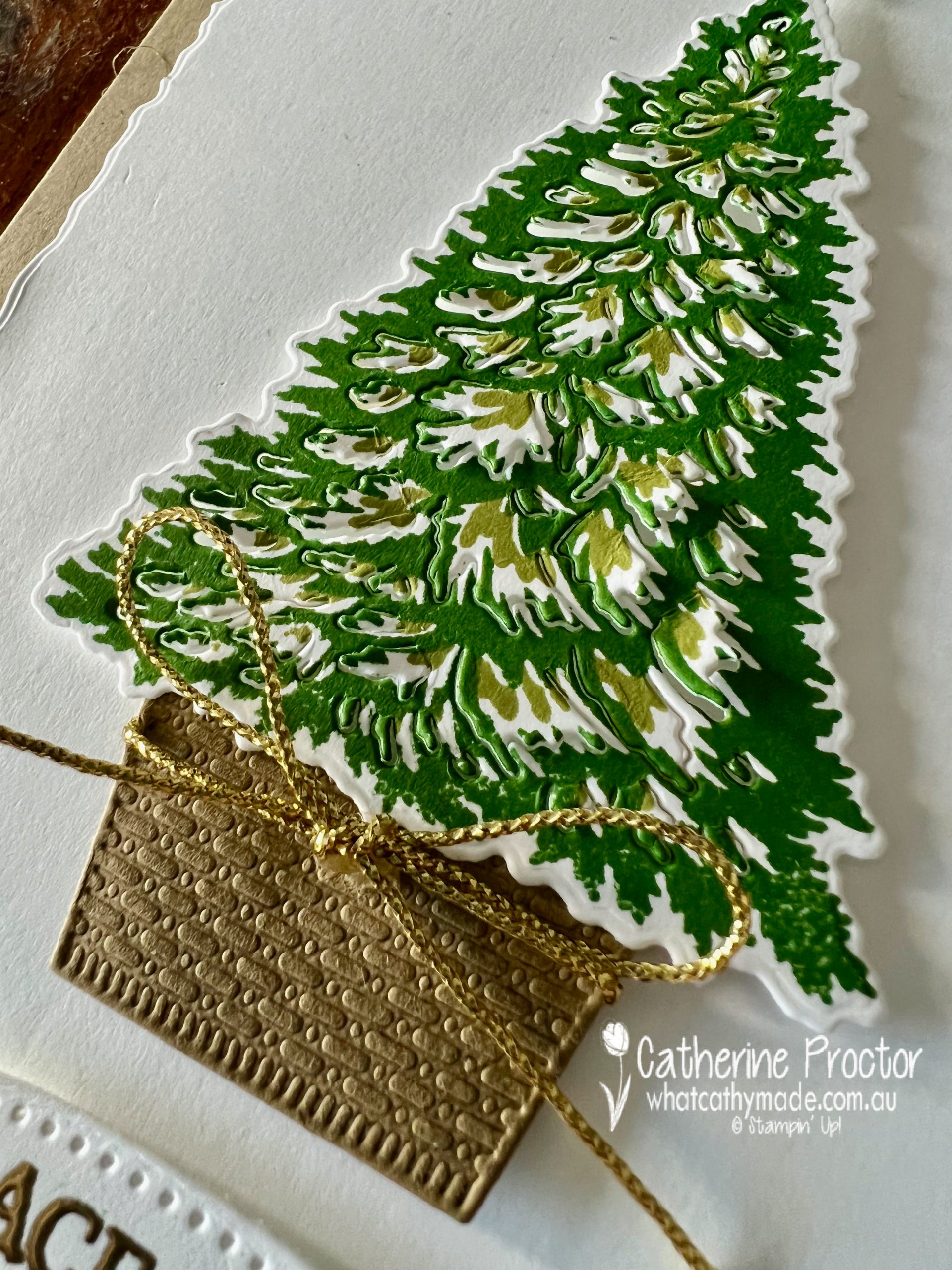 Stampin' Up! Christmas Cards – AWH Heart of Christmas - What Cathy Made