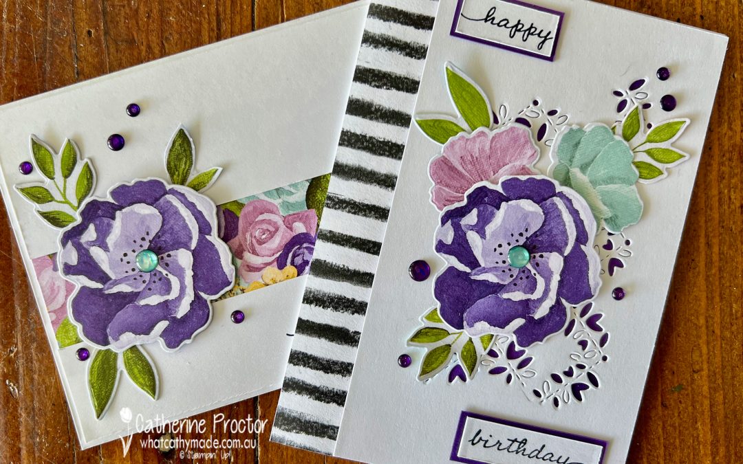 Stampin Up Gorgeous Grape – Week 23 AWH Colour Creations