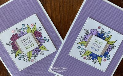 Stampin Up Highland Heather Card – Week 26 AWH Colour Creations