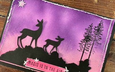 30 Day Christmas Card Making Challenge 2022 – Day 7 “Winter Sunset” Christmas card