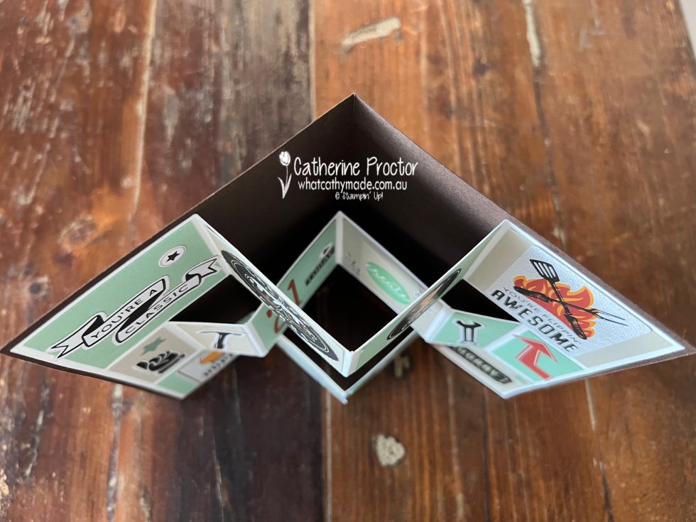 Stampin Up Mint Macaron 21st Birthday Trifold Shutter Card - Week 30 ...