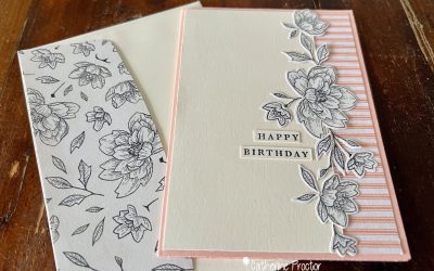 Stampin’ Up! Petal Pink Abigail Rose Birthday Card – Week 37 AWH Colour Creations