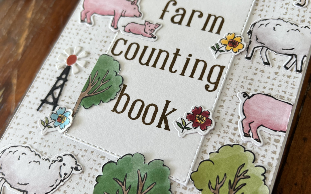 Stampin' Up! Pear Pizzazz On the Farm Counting Book - Week 36 AWH Colour  Creations - What Cathy Made