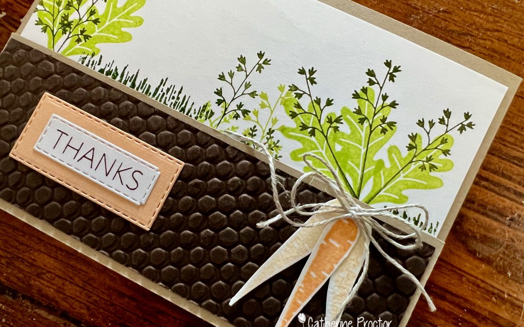 Stampin’ Up! Thanks a Bunch Pale Papaya Card – Week 35 AWH Colour Creations
