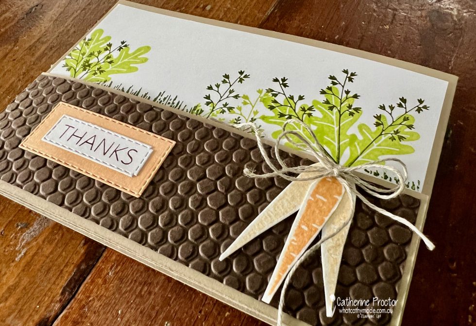 Stampin' Up! Thanks a Bunch Pale Papaya Card Week 35 AWH Colour