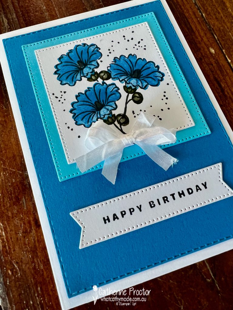Stampin' Up! Beautifully Happy Pacific Point Cards - Week 34 AWH Colour ...