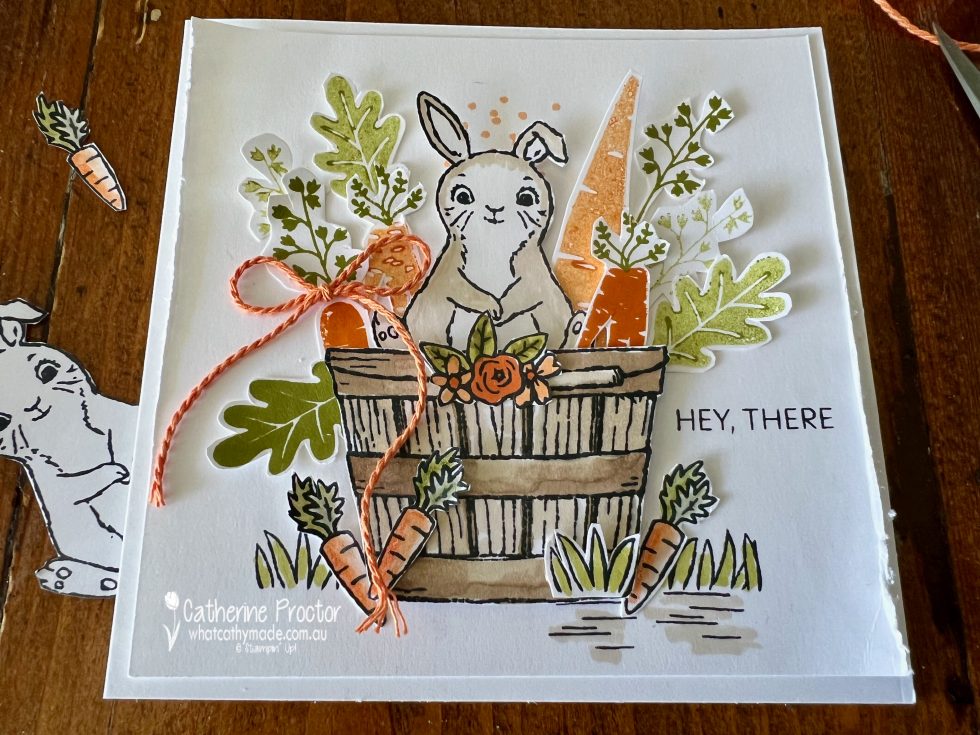 Stampin' Up! Pumpkin Pie Easter Bunny Bundle and Thanks A Bunch Card ...
