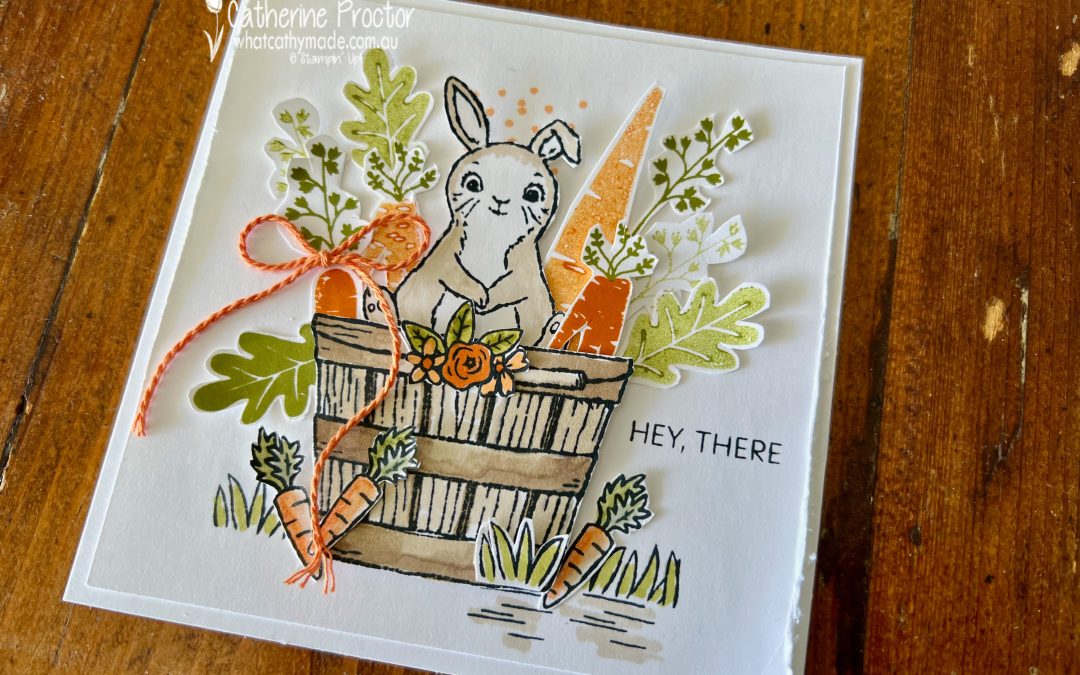 Stampin’ Up! Pumpkin Pie Easter Bunny Bundle and Thanks A Bunch Card