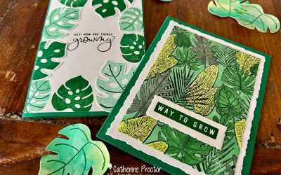 Stampin’ Up! Shaded Spruce Tropical Cards