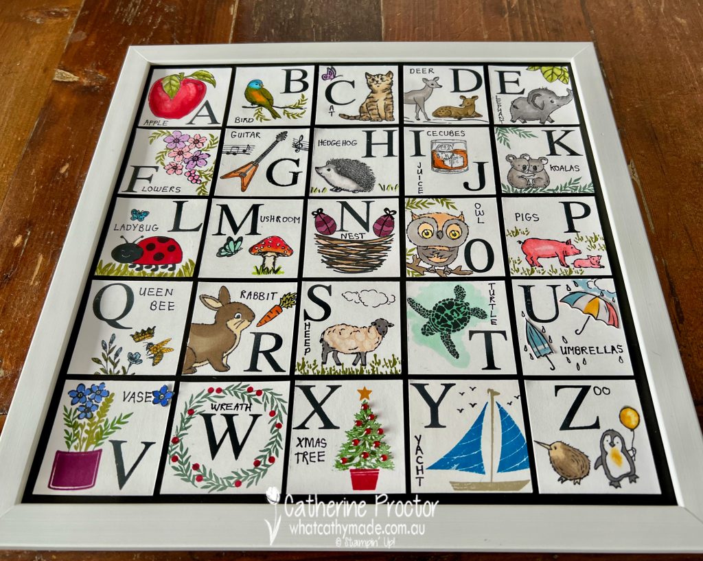 Classic Letters Stamp Set Alphabet Sampler - What Cathy Made