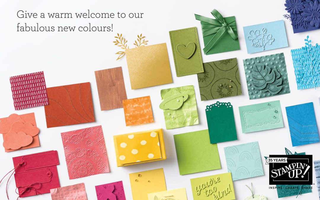 Stampin’ Up! Retiring Colours and Products, New Core Colours and 2023-24 In Colours!