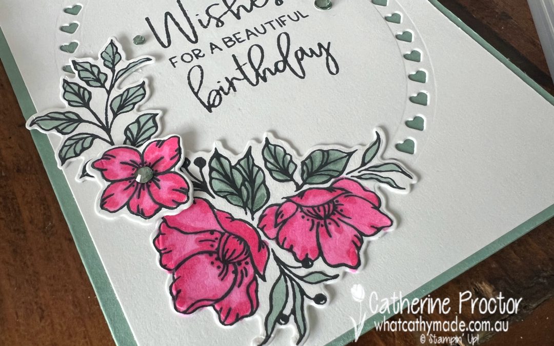 Stampin’ Up! Soft Succulent Framed Florets Card