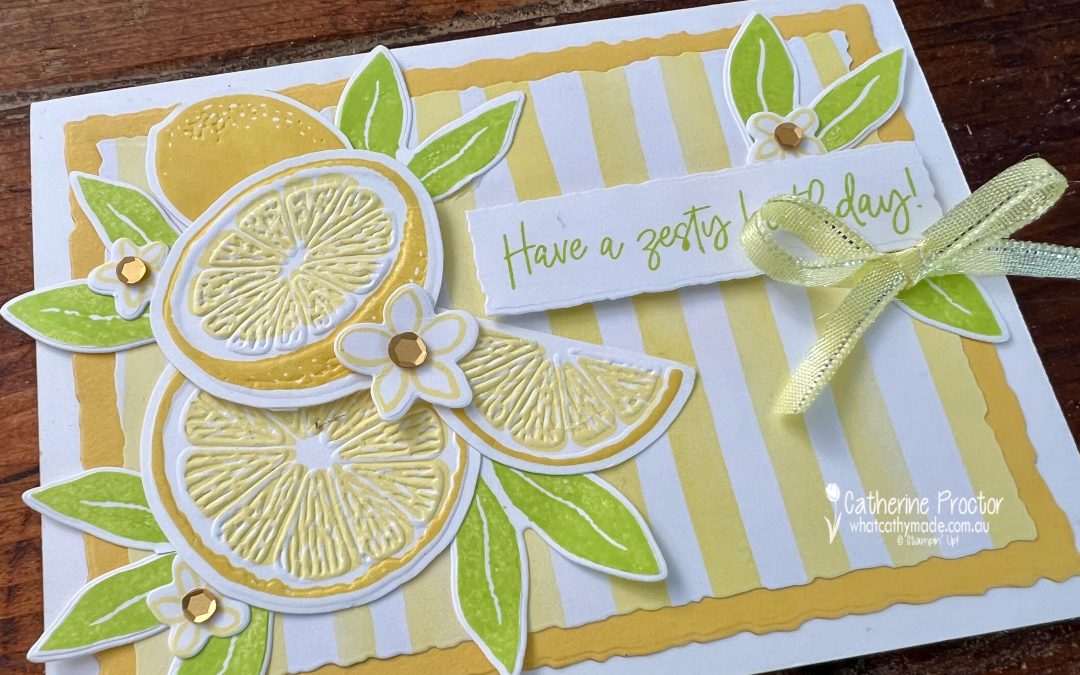 Lemon Lolly Sweet Citrus Card