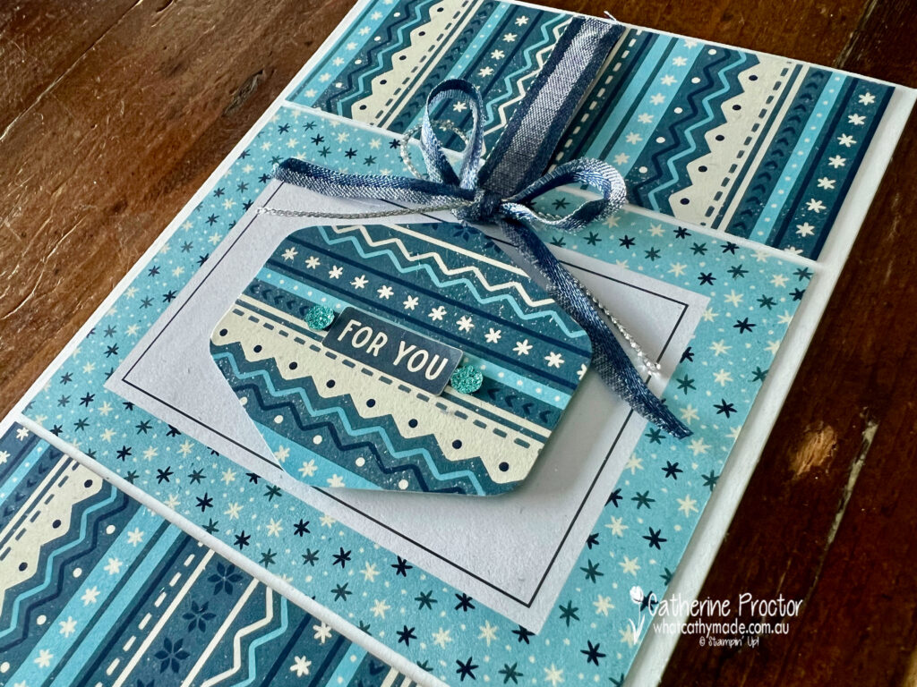 Night Of Navy 3/8 (1 Cm) Bordered Ribbon By Stampin’ Up!