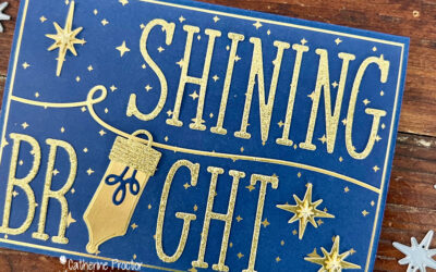 30 Day Christmas Card Making Challenge 2023 – Day 1 Shining Brightly Specialty Designer Series Paper