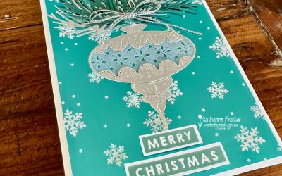 Lost Lagoon Handcrafted Elements Dies Christmas Card