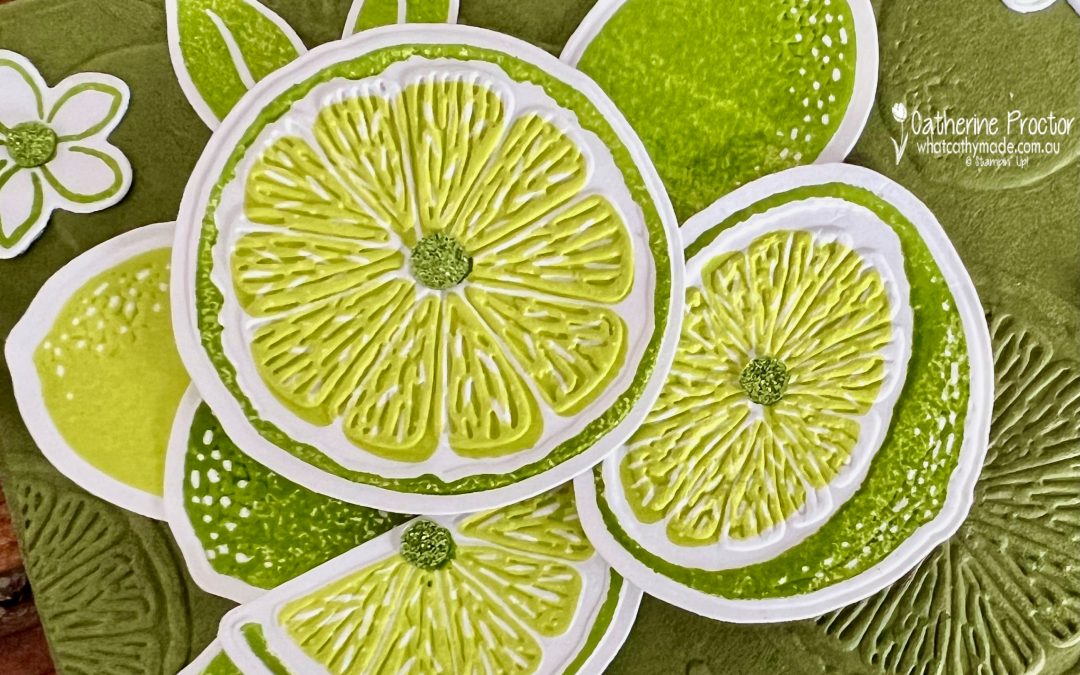 Lemon Lime Twist Sweet Citrus Thank You Card