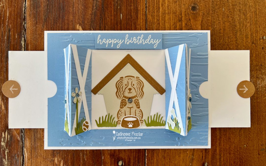 Stampin’ Up! Boho Blue Pets & More Birthday Card  