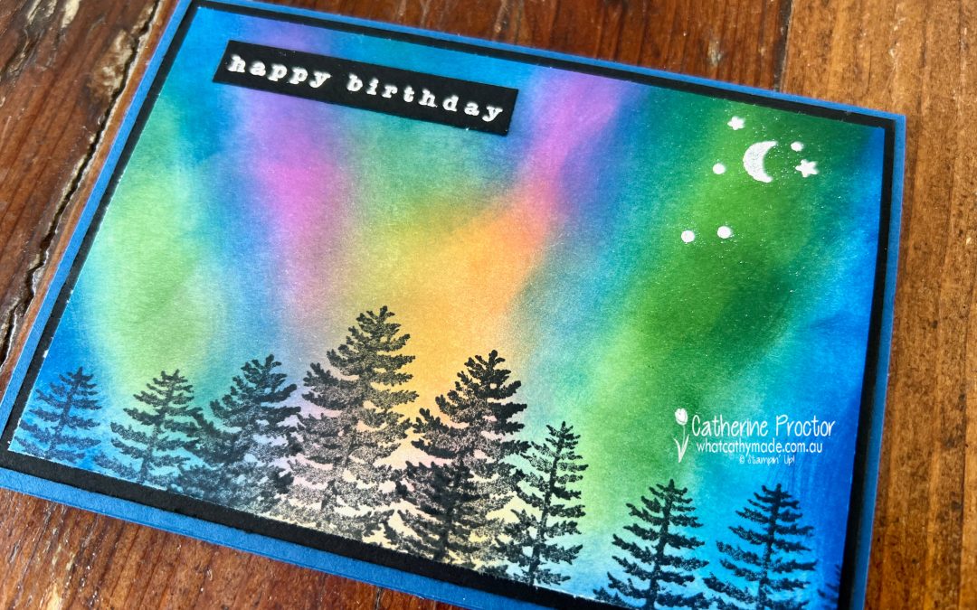Stampin’ Up! Blueberry Bushel Birthday Card  