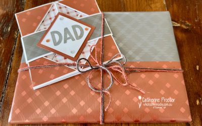 Stampin’ Up! Copper Clay Father’s Day Card  