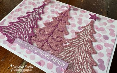 AWH Heart of Christmas Week 12 – Heat Embossing Glimmer Paper