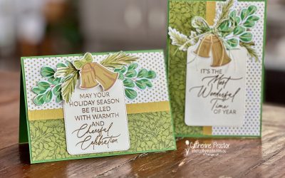 Stampin’ Up! Garden Green Cards using the Season of Green & Gold Suite Collection