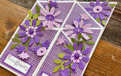 Stampin’ Up! Gorgeous Grape Fancy Fold Card