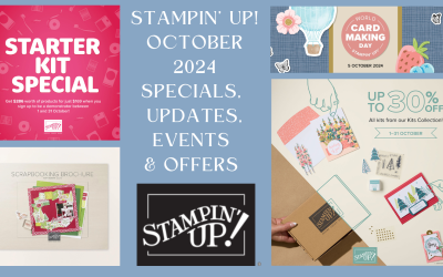 Stampin’ Up! October 2024 specials, updates, events & offers