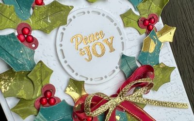 “Deck the Wreath” – Day 7 of the 30 Day Christmas Card Making Challenge