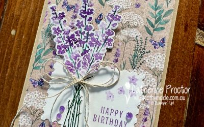 Stampin’ Up! Highland Heather Card