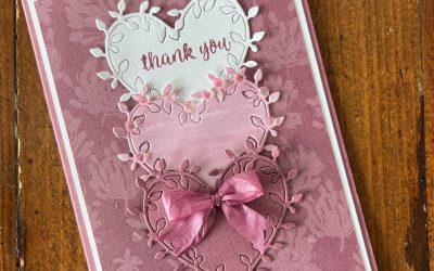 Stampin’ Up! Heart Shaped Bundle Moody Mauve Card