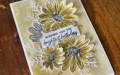 Wild Wheat Cheerful Daisies Birthday Card